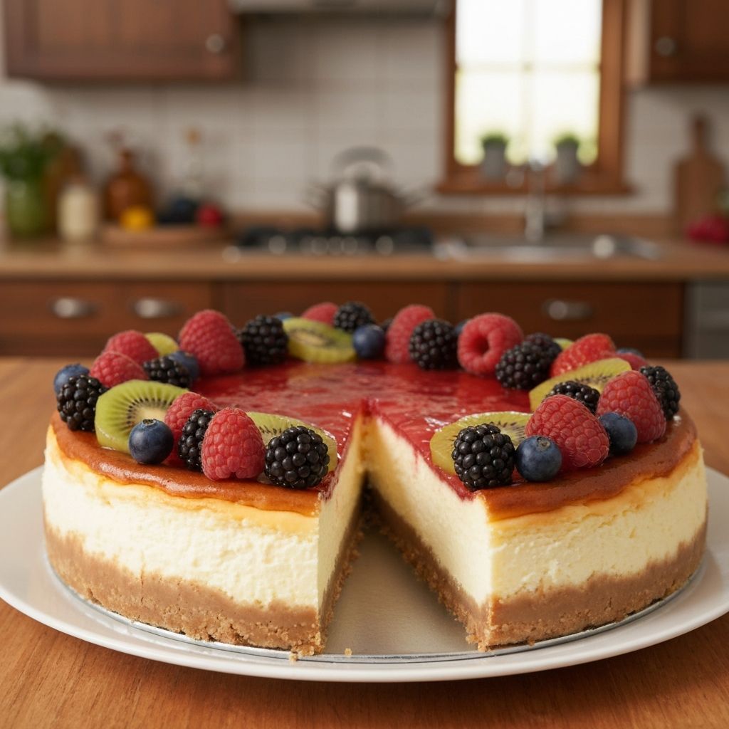 Cheesecake cu Fructe