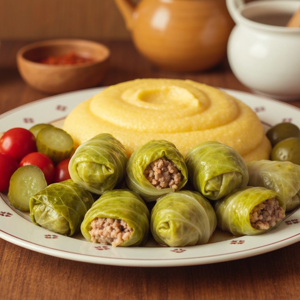 Sarmale cu Mamaliga
